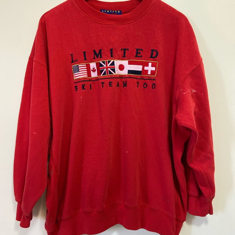 Vintage Limited Ski Team Too Crewneck Sweater